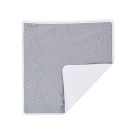KraftKids Changing Table Mat Muslin Grey Dots 100% Cotton Waterproof Travel Changing Mat