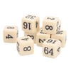 30PCS 6 Sided Number Dice 15.5mm Multiple Of 2 Number