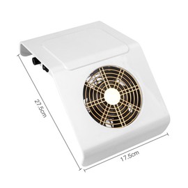 Layhou 40W Nail Dust Collector with Hand Rest Nail Salon Dust Suction Machine Low Noise High Power Nail Vacuum with 2 Dust Collection Bags