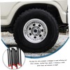 Zerodeko 10pcs Tire Valve Extension Nozzle Durable Plastic Valve Extender
