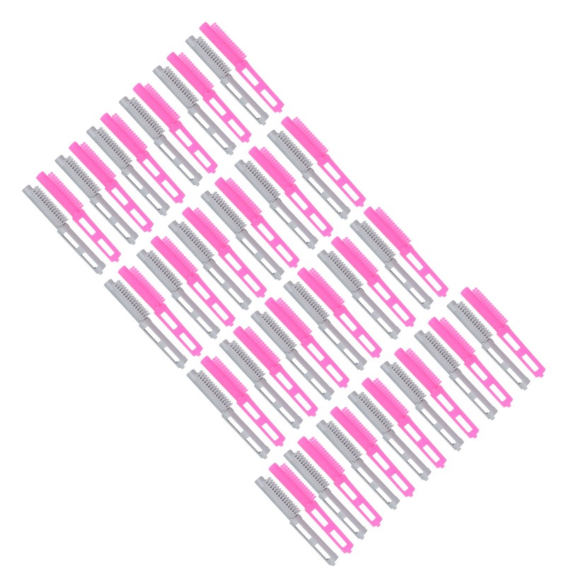 50Pcs Hair Perm Rod Rugged Hook Teeth Hollow Out Versatile
