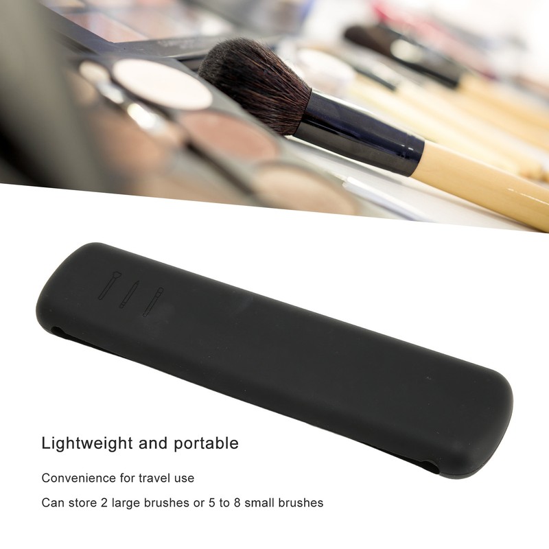 Travel Makeup Brush Holder Portable Fashion Soft Silicone Makeup Tools