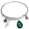 Hidden Hollow Beads Women's Stainless Steel Message Charm Expandable Wire