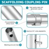 Otoolling 24 Pack Scaffolding Coupling Pins 1-3/8" OD x 9"