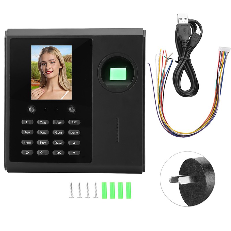 2.5in Face Fingerprint Time Attendance Access Control Machine w/ Network