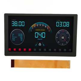 Capacitive Touch Screen 7 Inch QLED Technology Integrated 1024×600 Thin Capacitive Touch Display