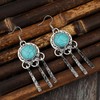 Western Turquoise Earrings for Women Boho Chic Dangle Handcrafted Jewelry