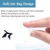 TORWOL Self-Adhesive Air-Cushion Nose Pads, 10 Pairs Silicone Anti-Slip Air