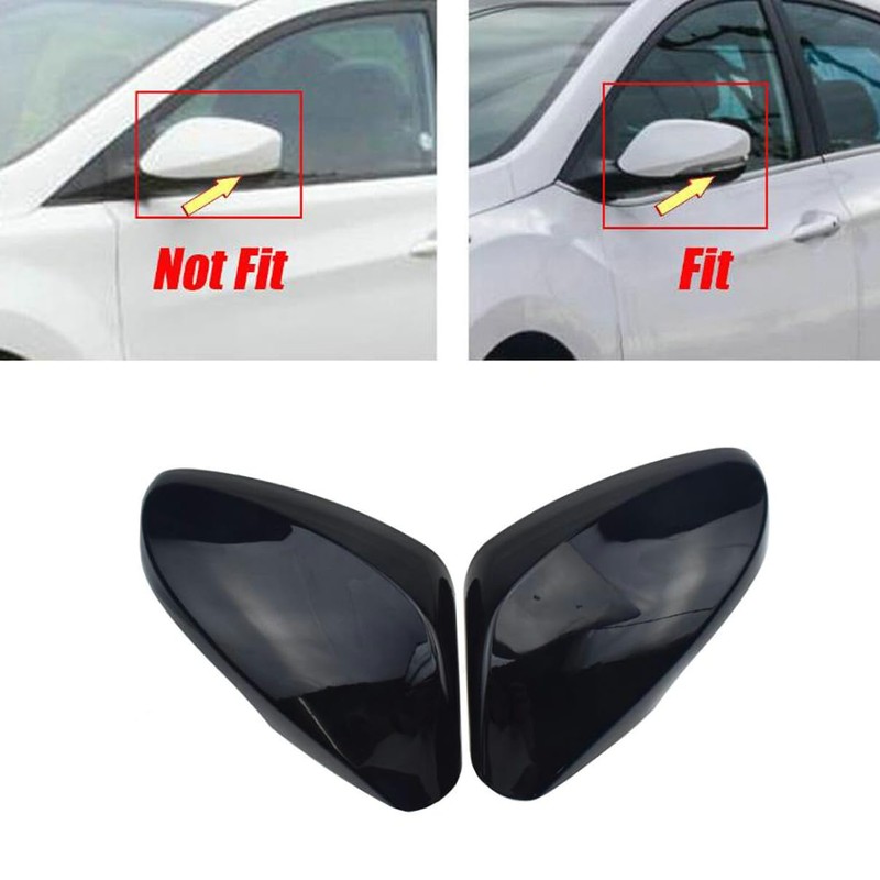 Left Driver Side Car Front Mirror Cover Cap Compatible with