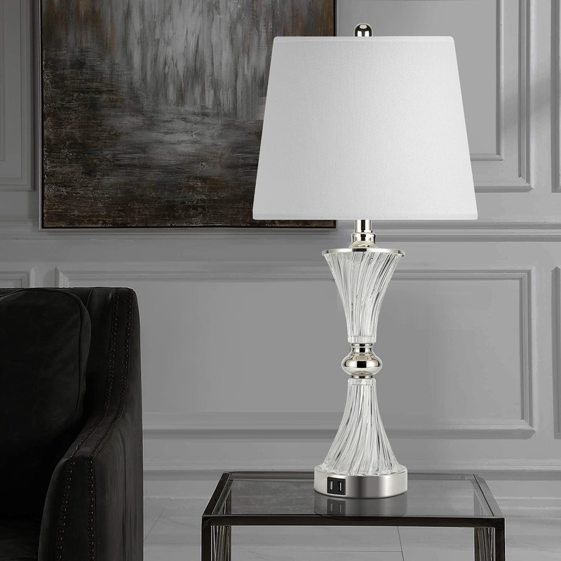 Hamucd Touch Control Table Lamp for Bedrooms 3 Way Dimmable