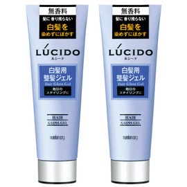 LUCIDO Gray Hair Styling Gel Set, 130 Grams (x2)
