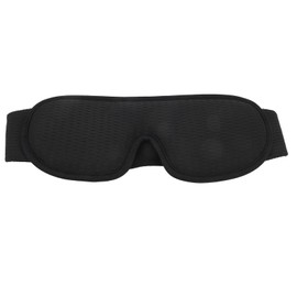3D Sleep Mask, 3D Contoured Cup Eye Mask, Light Blocking, Breathable, Breathe Freely, for Hotels (Black)
