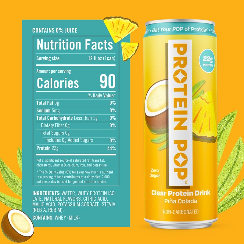 Protein Pop - Ready to Drink Clear Protein Shakes |