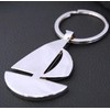 Sportigo ® Sailing Boat Keyring in Silver / Ship Boat