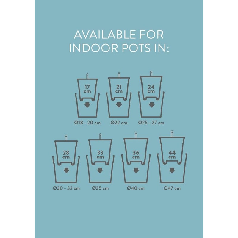 Elho Accessory, Living Black, 28 cm, Selbstbewässerungssystem Ø28 cm