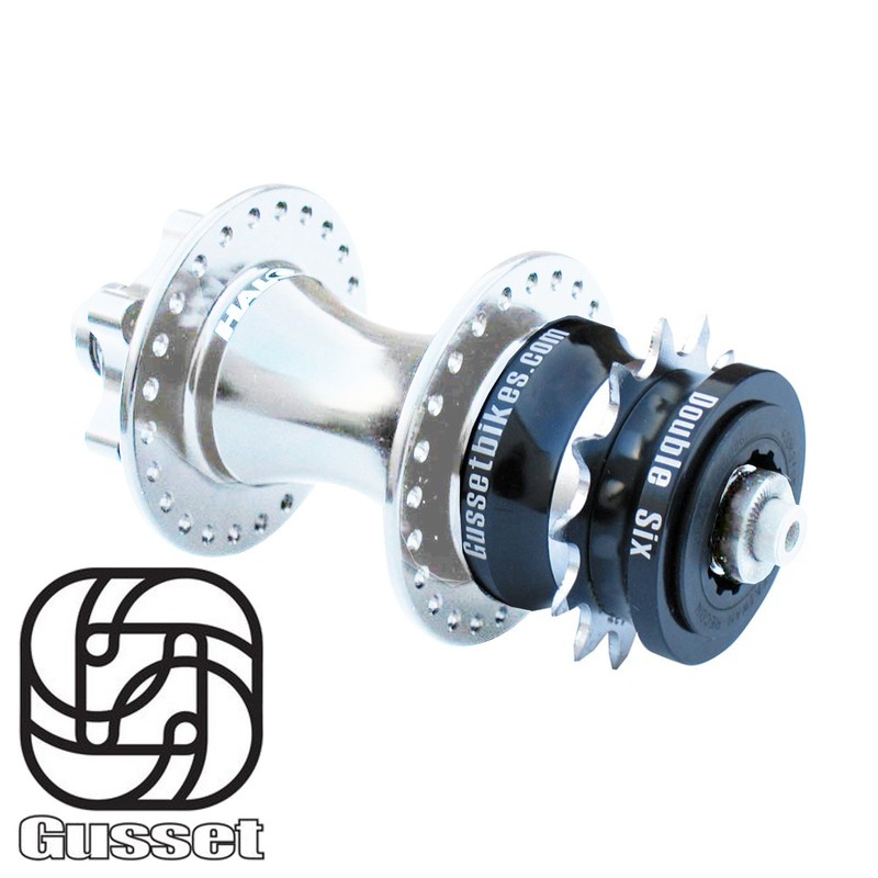 Gusset Double Six Singlespeed Conversion, 12t - CSGU6ON