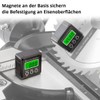 STAHLWERK Digital Protractor LB-360 ST Inclinometer, Level Box, Inclinometer with