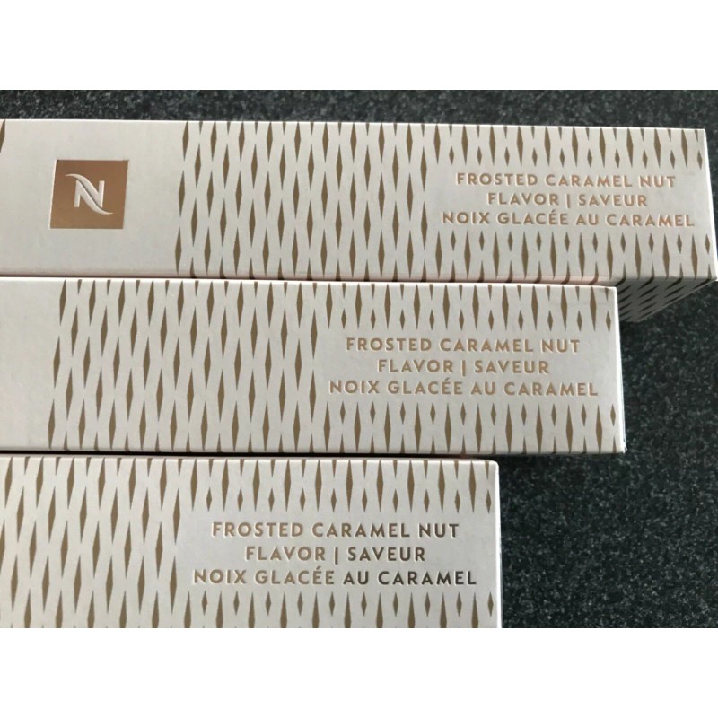 Nespresso Frosted Caramel Nut ORIGINAL LINE Limited Edition 30 Capsules