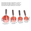 4Pcs Measuring Cups and Spoons Set with Copper Plated Handle