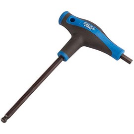 Draper 33912 Expert Soft Grip 'T' Handle Hexagon and Ball End Key, 8.0mm, Blue