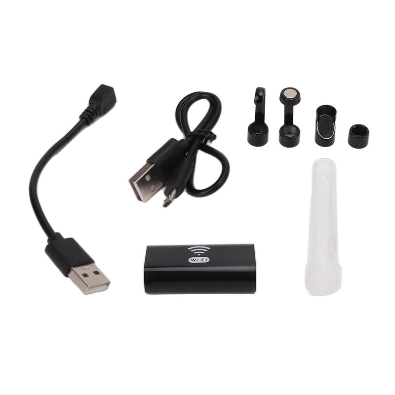 8mm Wifi Industrial Endoscope Inspection Camera 1200P HD Lens IP68