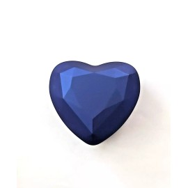 Unbranded LED Light Velvet Proposal Wedding Box Heart Shaped, Ring Jewelry Case BLUE