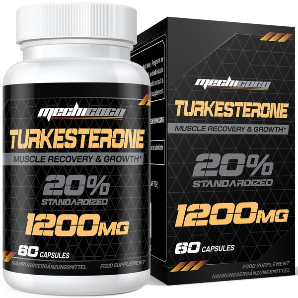 Turkesterone Supplement 1200mg Ajuga Turkestanica Extract - High Strength, Standardized