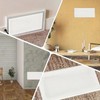 6-Pack White Magnetic Vent Covers 4.7x10.2 Inch - Universal Fit