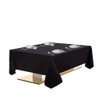 Urby Black Tablecloth for 3-4ft Square Tables That Seats 2-4
