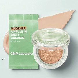 Anjumain CNP Cha&Park Mugener Ampoule in Dewey Cushion Original 15g + Refill 15g Set, No. 21 Light Beige × 1 / CNP차앤박 뮤제너 앰플 인 듀이 쿠션 본품 15g + 리필 15g 세트, 21호 라이트 베이지 × 1개