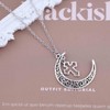 Sttiafay Boho Moon Cross Pendant Necklace Crescent Moon Choker Necklace