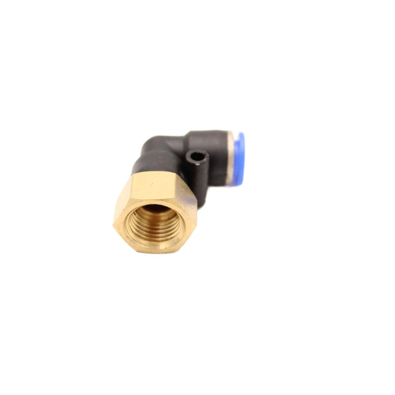 Pneumatic Angle Plug Fitting 90° with Internal Thread 1/4 Inch