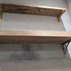 STYLENT Decor Decorative Brass Shelf Bracket, Heavy Duty and Antique