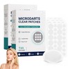 2Pack Curalona Microdarts Clear Patches, 2-in-1 Hydrocolloid Blemish Patches with