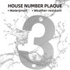 House Numbers 12cm, Stainless steel Address Sign Numbers for House,