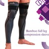 Wonder Care bamboo full leg compression sleeve full knees sleeve