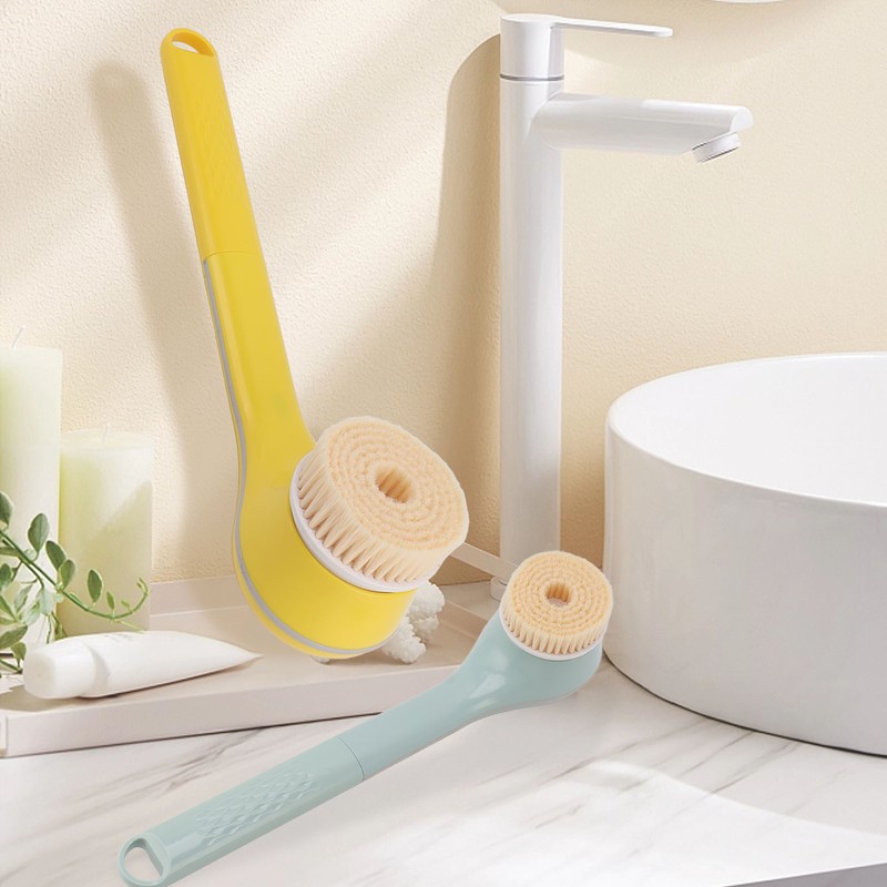 Electric Bath Brush Exfoliating Multifunctional with 6 Attachments Auto Rotation