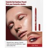 Red Gel Eyeliner, Creamy Waterproof Eye Pen, Long-Lasting, Smudge-proof Eye