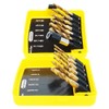 AUTOTOOLHOME Titanium Combination Drill Tap Bit Set 13PCS SAE and