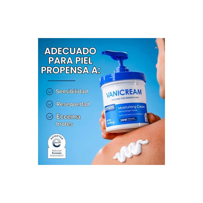 Vanicream Moisturizing Cream with Pump, 16 Ounce