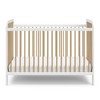 Storkcraft Pasadena 3-in-1 Convertible Crib (White with Driftwood) – GREENGUARD