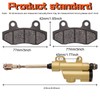 Rear Disc Hydraulic Brake Master Cylinder Caliper works with 70cc-150cc
