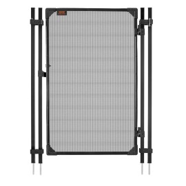 4 X 2.5 ft Inground Outdoor Security Swimming Pool Fence Gate with Metal Latch Stopper Easy Installation KitDefault: Default