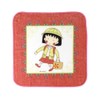 Chibi Maruko-chan Hand Towel, Red