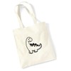 Huuraa Jute Bag Apatosaurus Dinosaur Bag Cotton 10 Litres Size