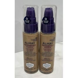 Almay 2 Almay Age Essentials Makeup Multi-Benefit SPF 15 - 150 Medium Cool - 1 oz