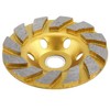 2 Pack 4inch Diamond Cup Grinding Wheel, 12 Segs Heavy
