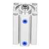 Pneumatic Air Cylinder Thin Double Action Aluminium Alloy Industrial Supplies