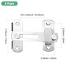 M METERXITY 2-Pack Flip Latch Gate Latches 2.76Inch Stainless Steel