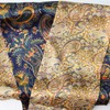 WELROG Long Rectangular Silk Scarf 150 x 16 cm -